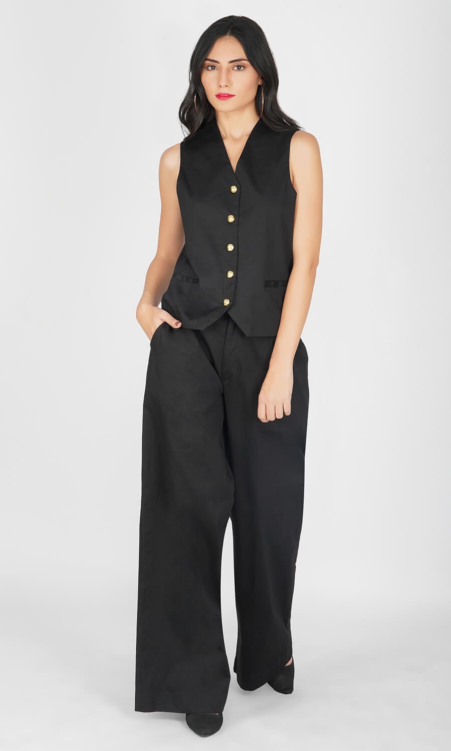 Kovet Black Formal Pant