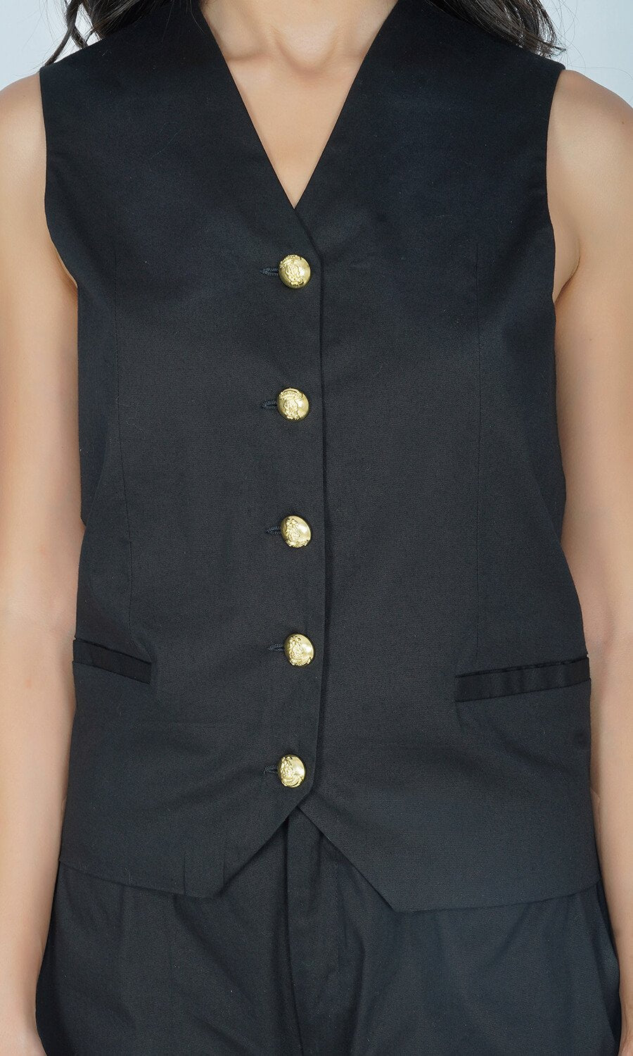 Kovet Black Waistcoat