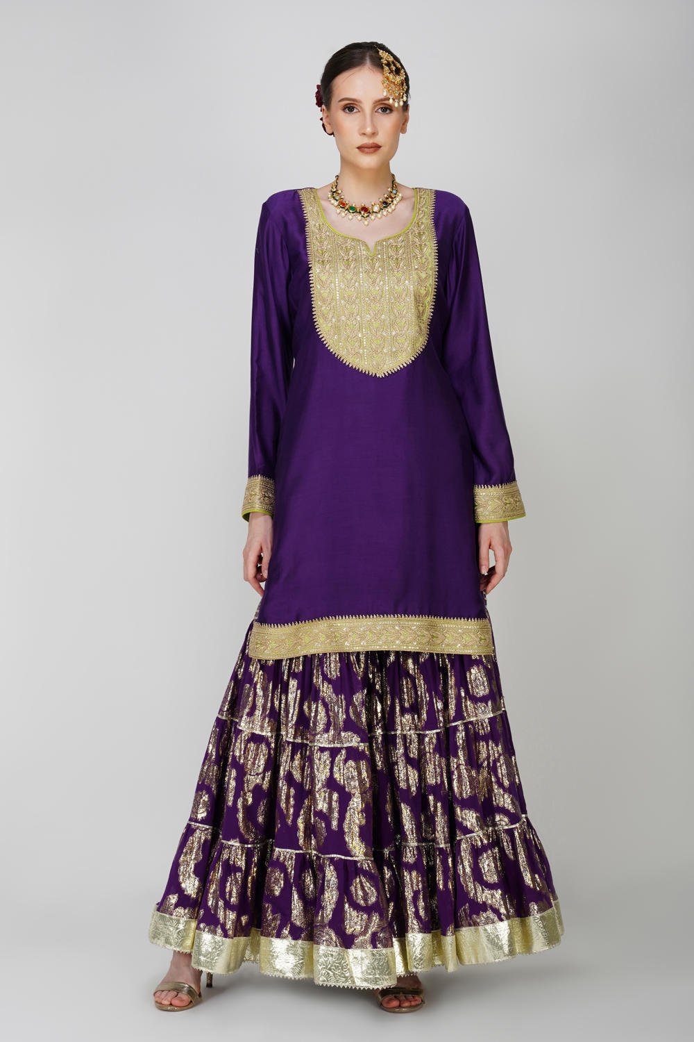 Imperial Purple Garara Ensemble