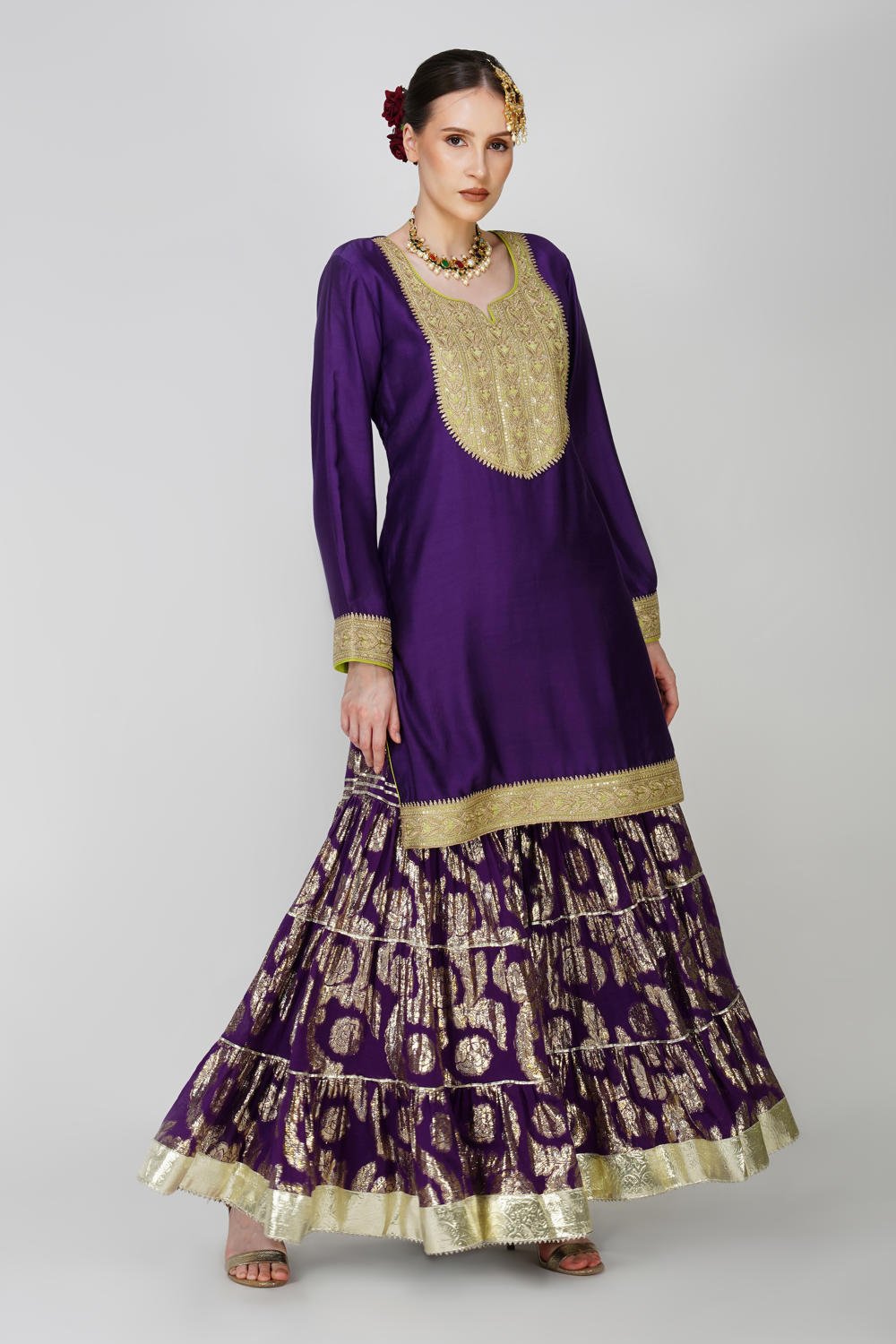 Imperial Purple Garara Ensemble
