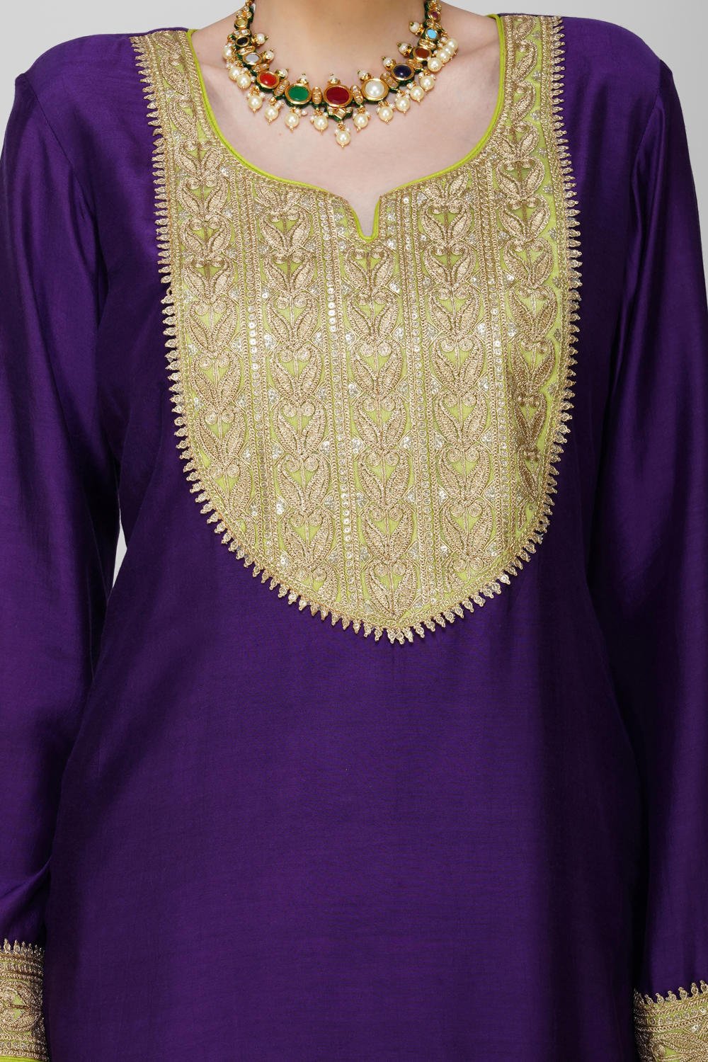 Imperial Purple Garara Ensemble