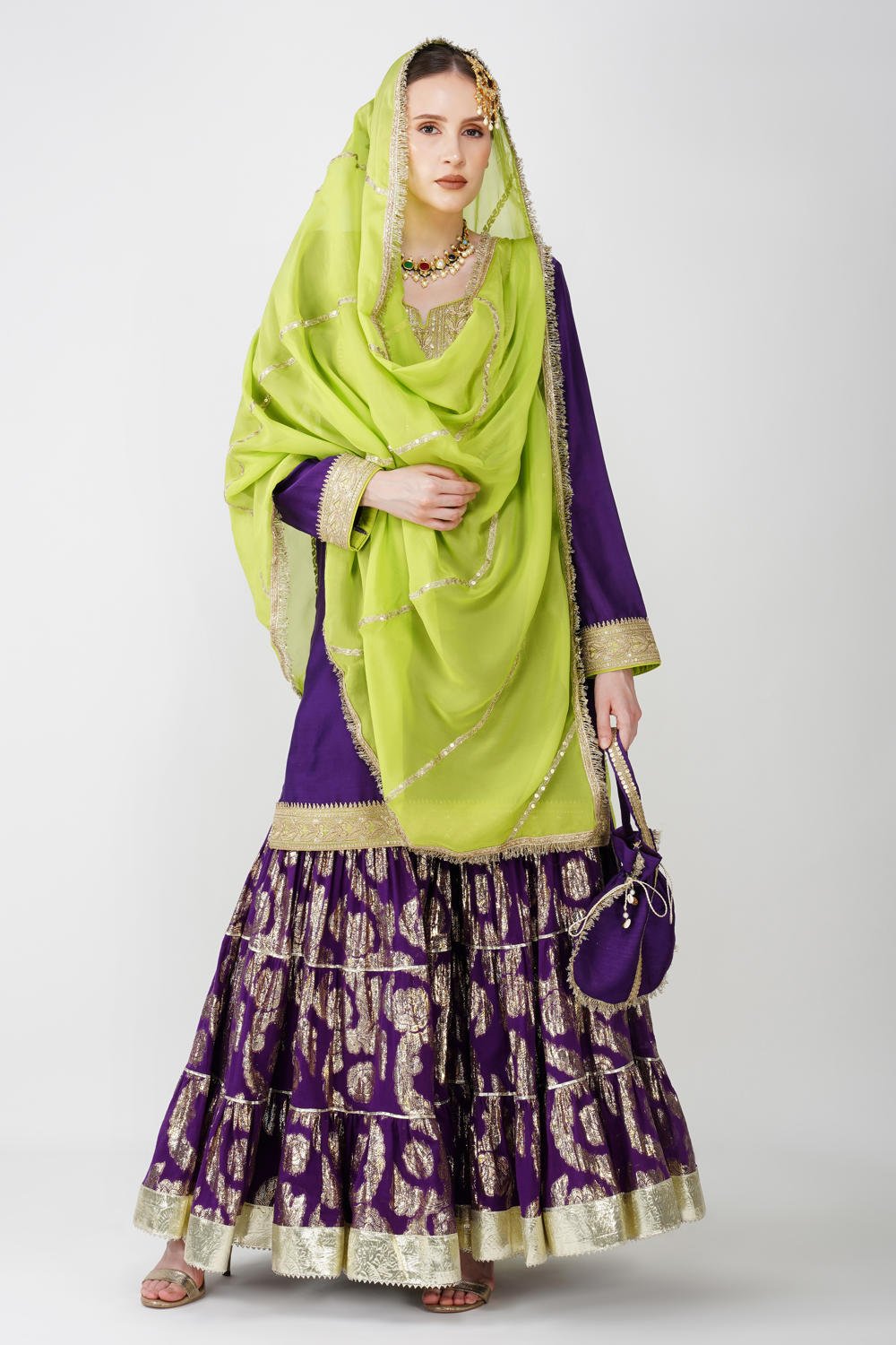 Imperial Purple Garara Ensemble