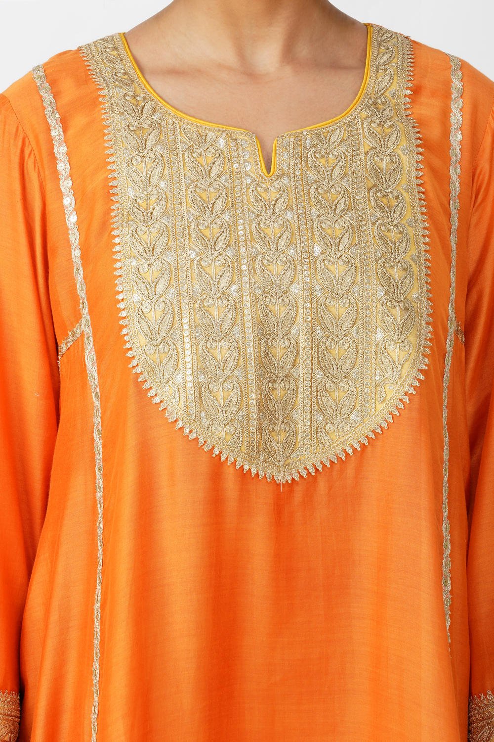 Saffron Royal Heritage Suit Set