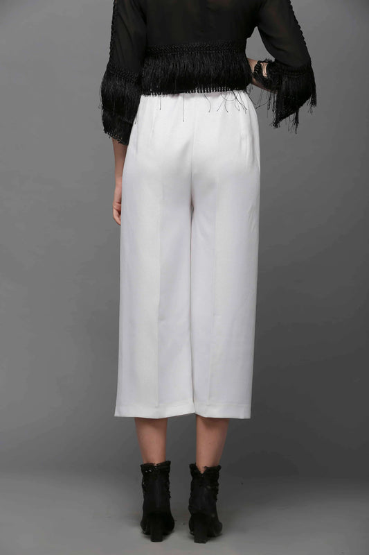 SAI 121 White Culottes Trouser