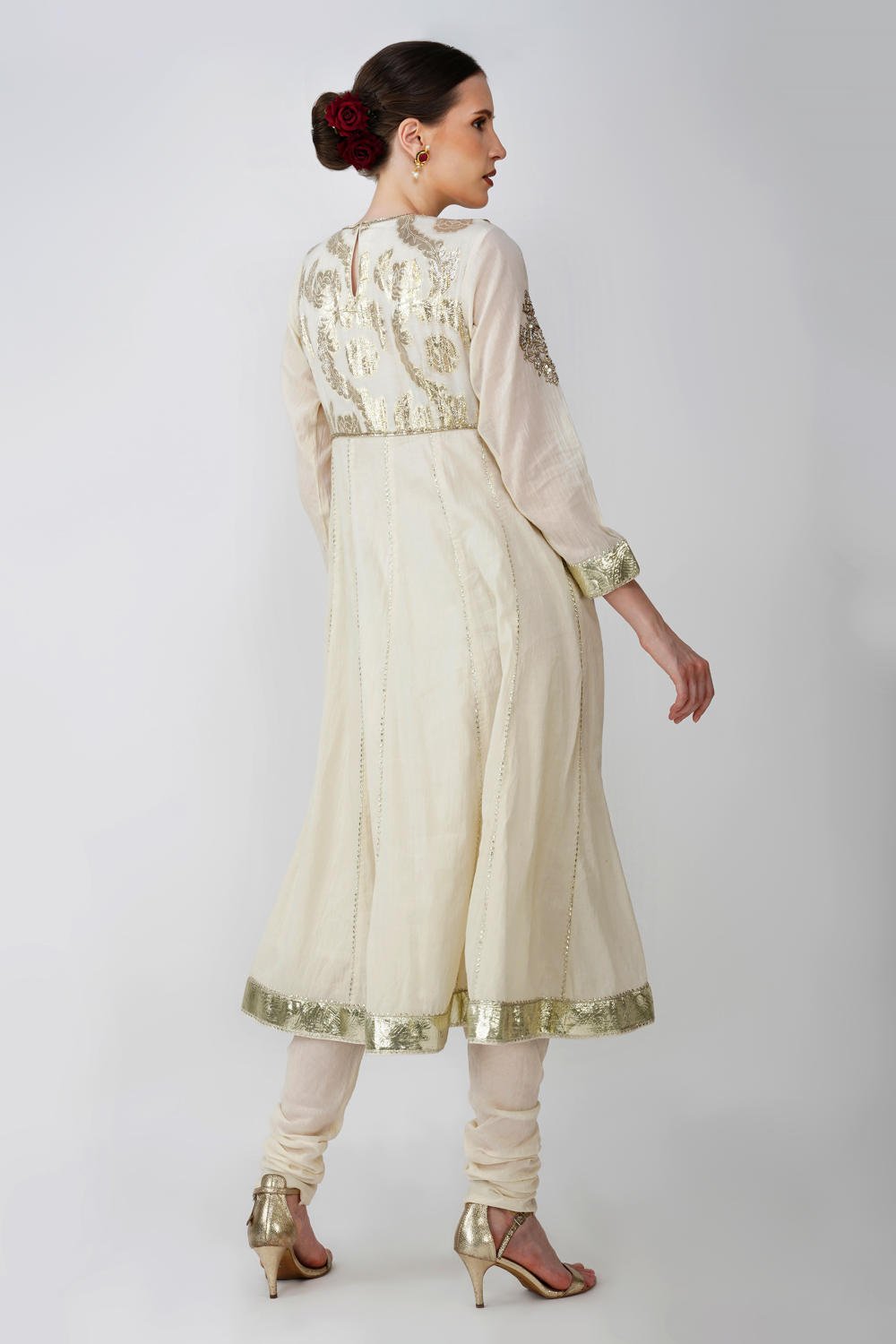 Begum Embroided Anarkali Kurta Set