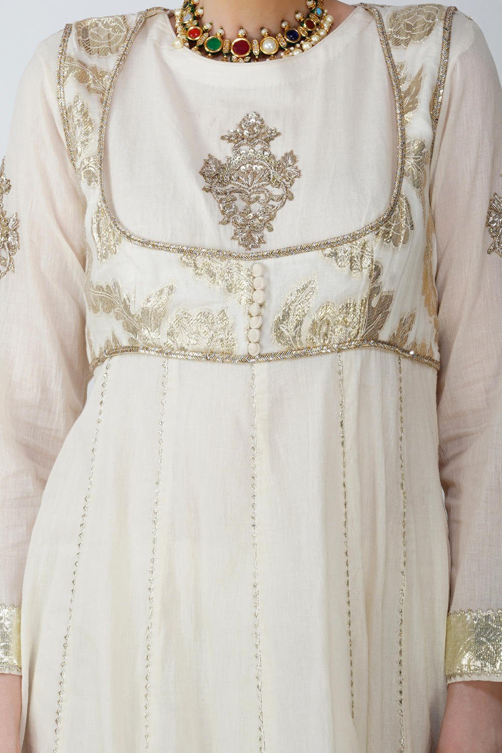 Begum Embroided Anarkali Kurta Set