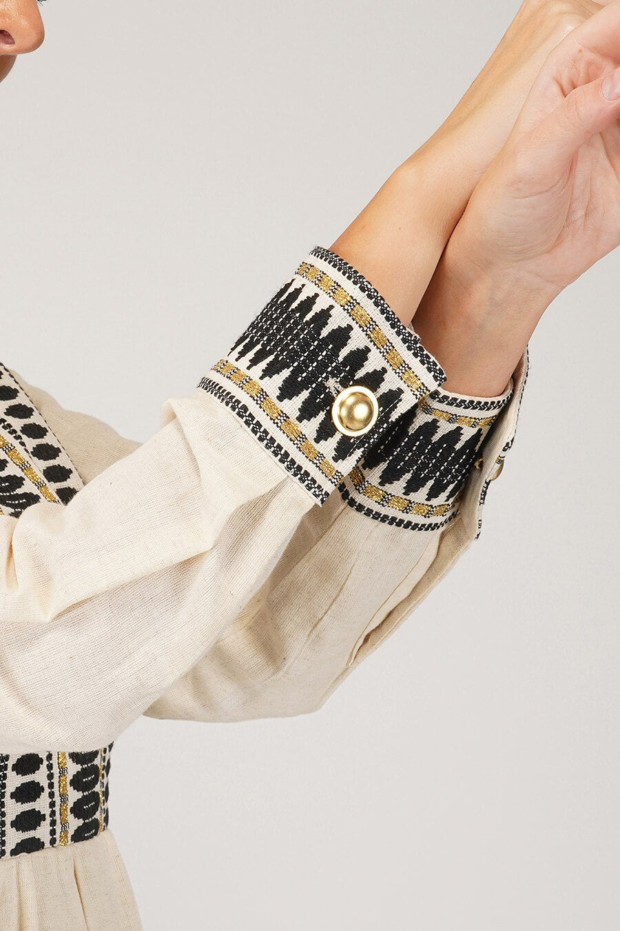 Monochrome Yoke Dress