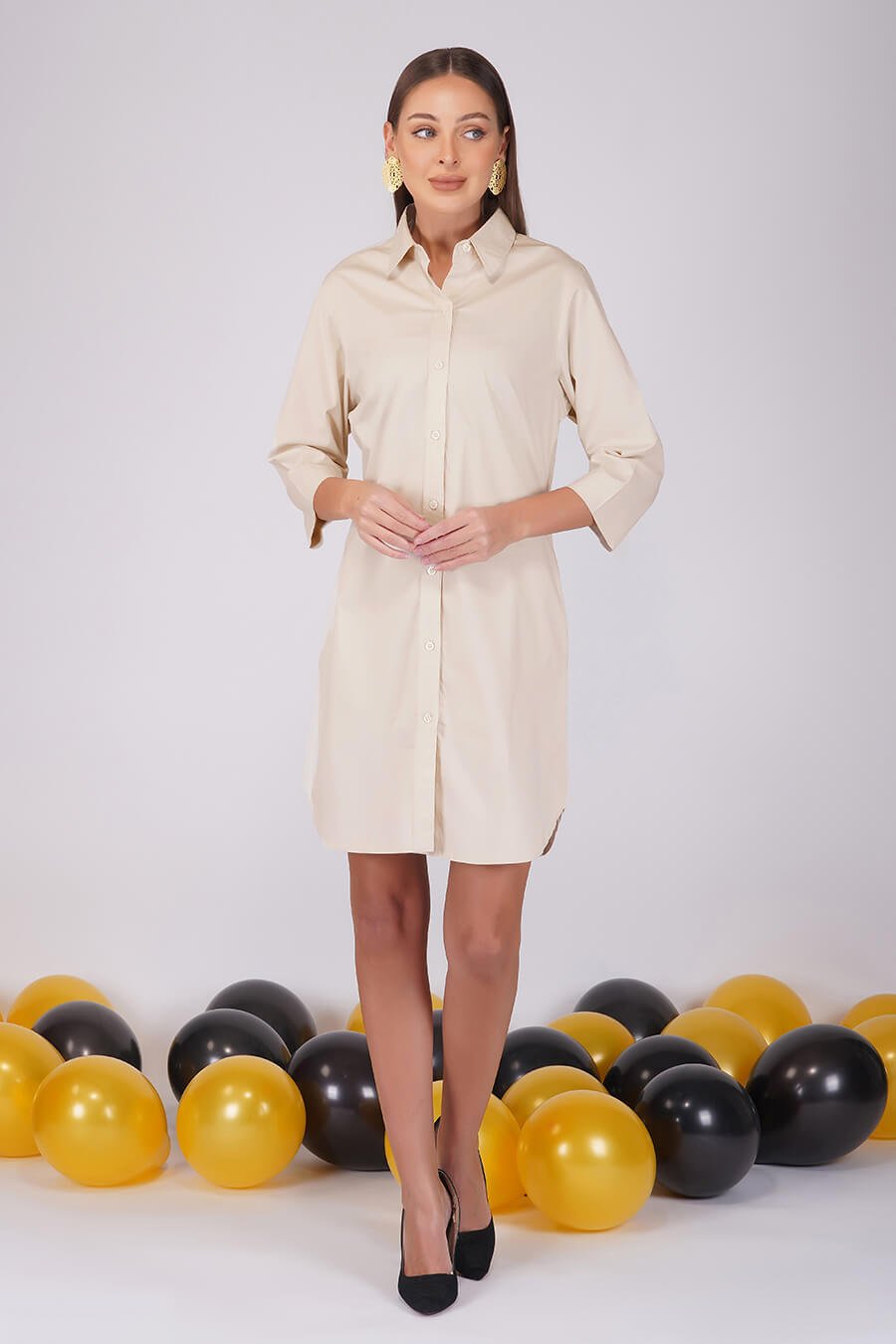 Corset Shirt Dress