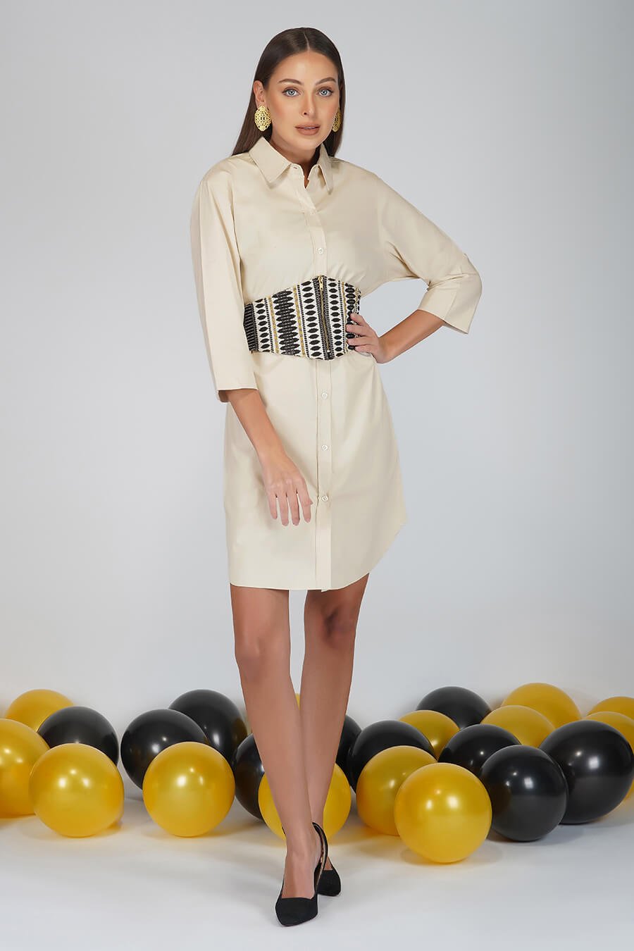 Corset Shirt Dress