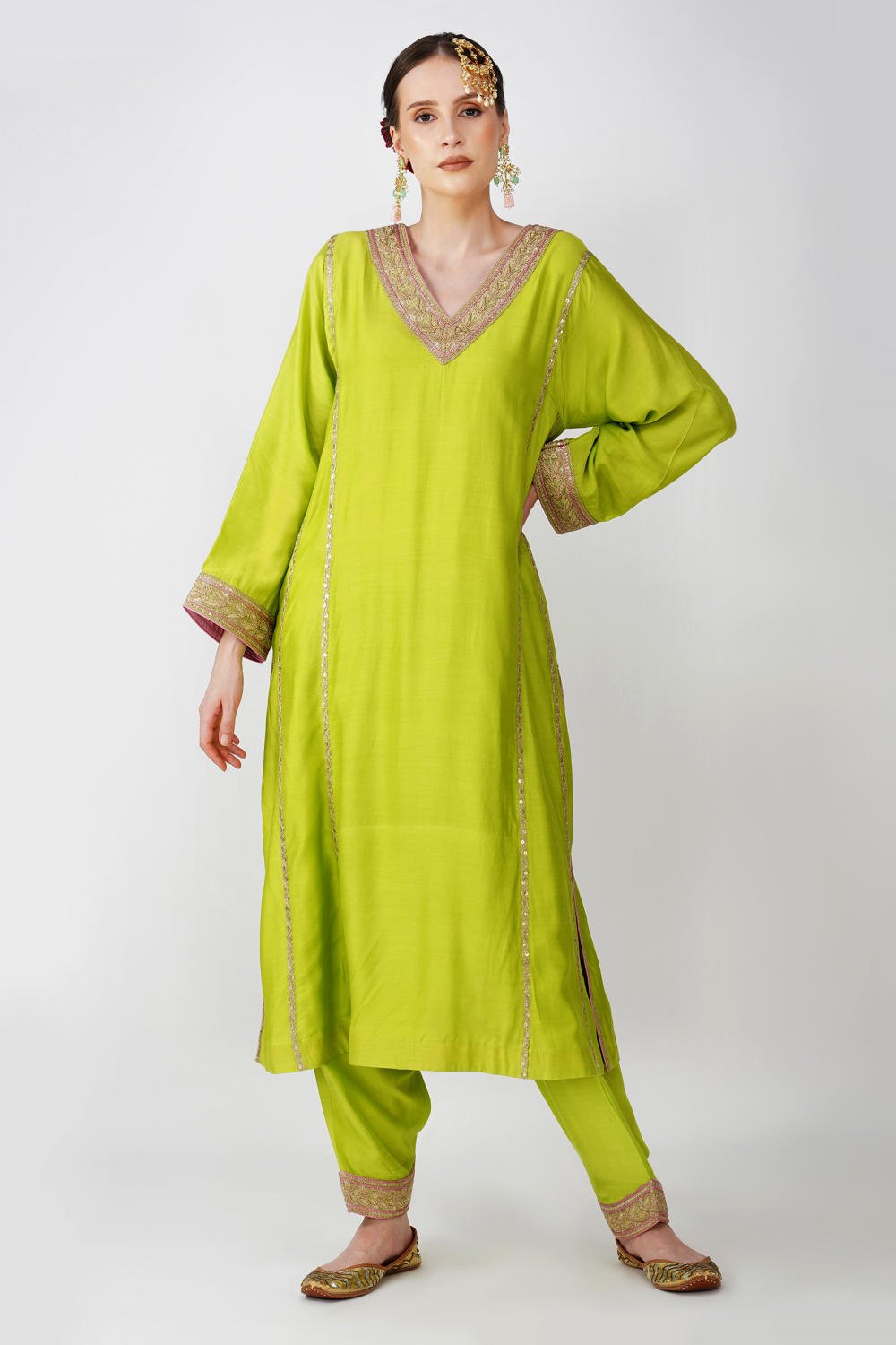 Zesty Lime Green Heritage Suit Set