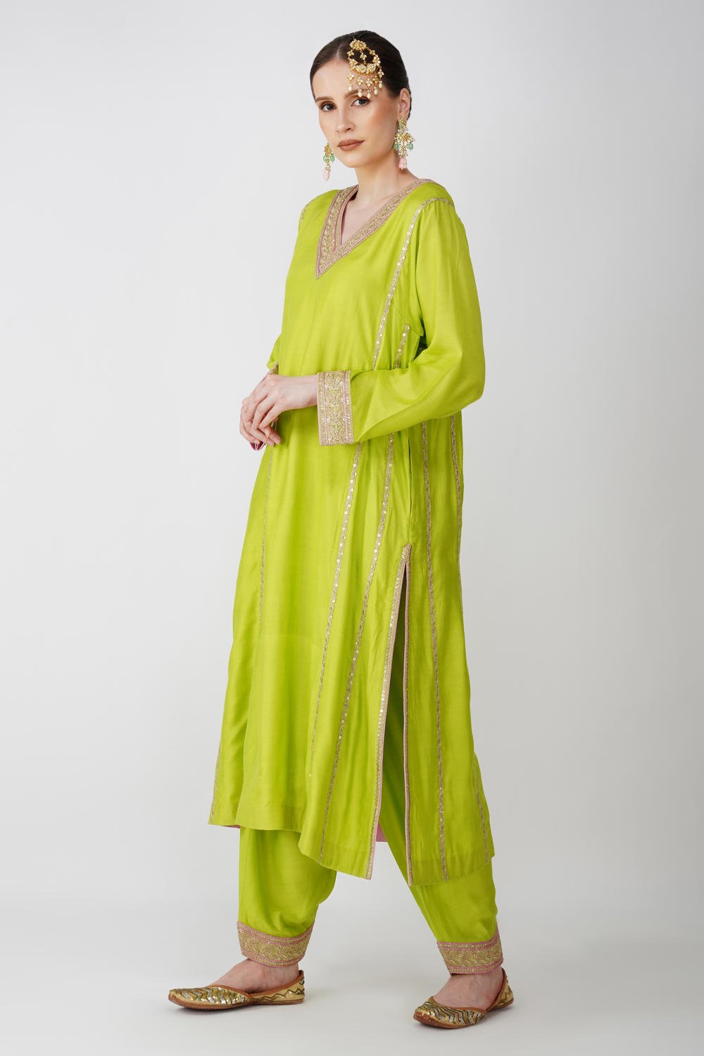 Zesty Lime Green Heritage Suit Set