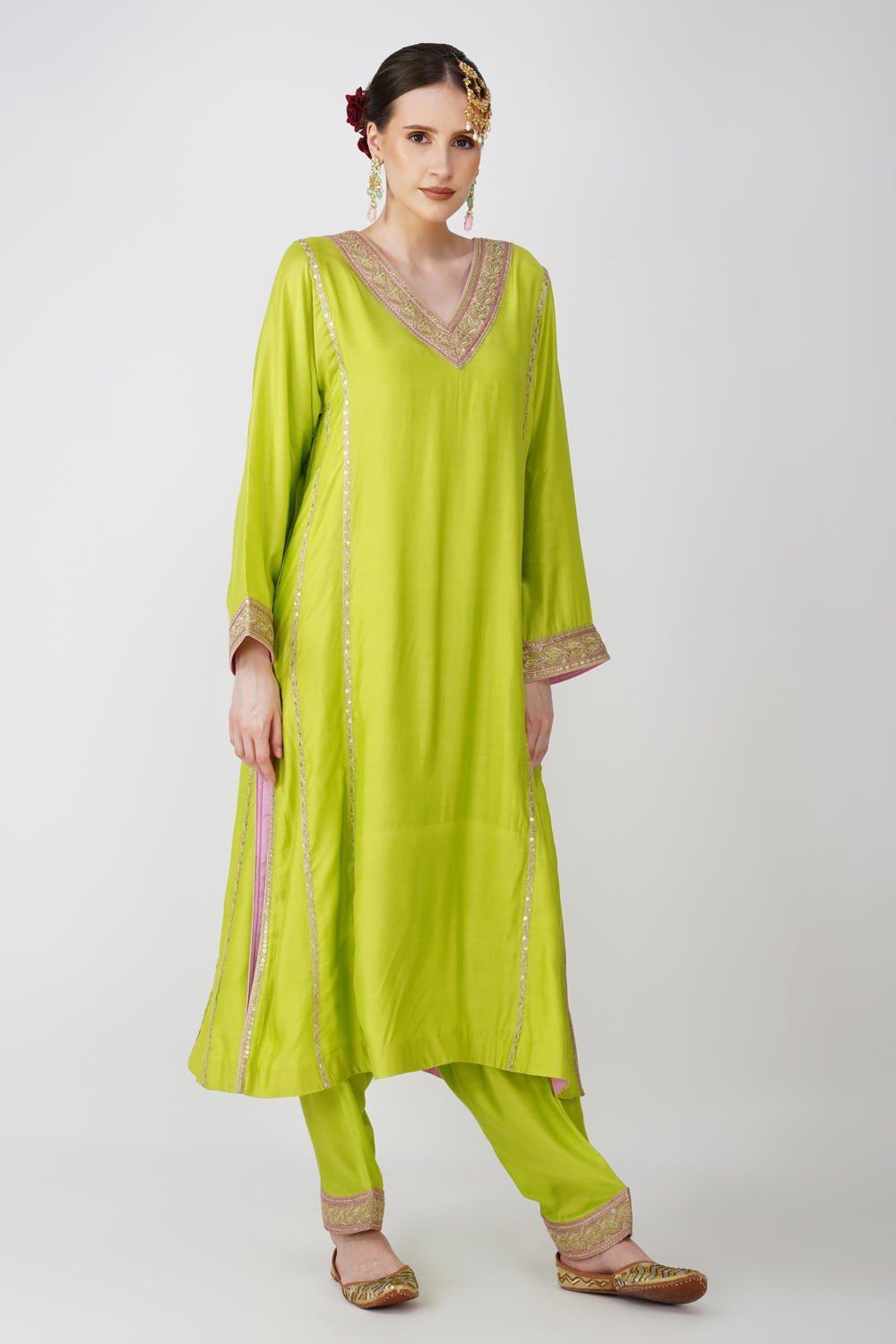 Zesty Lime Green Heritage Suit Set