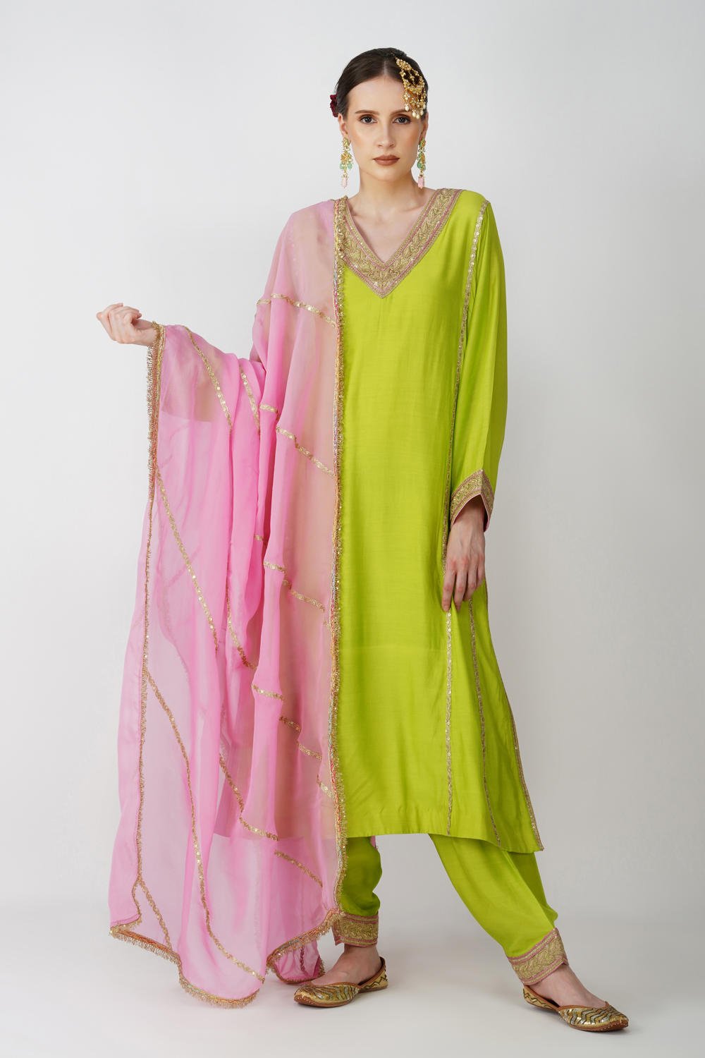 Zesty Lime Green Heritage Suit Set