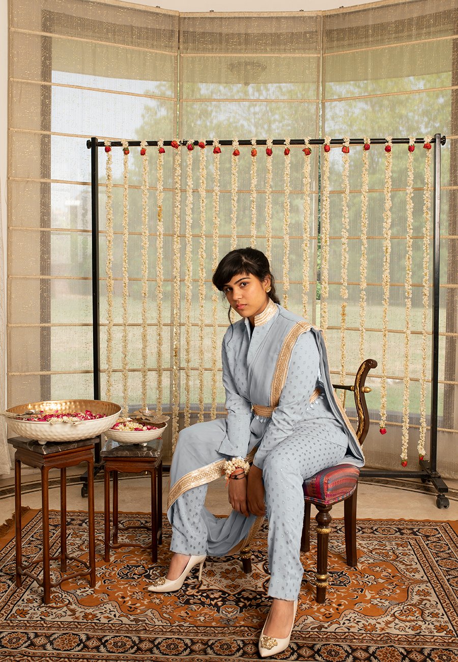 Kovet Banarsi Buti Blazer Set