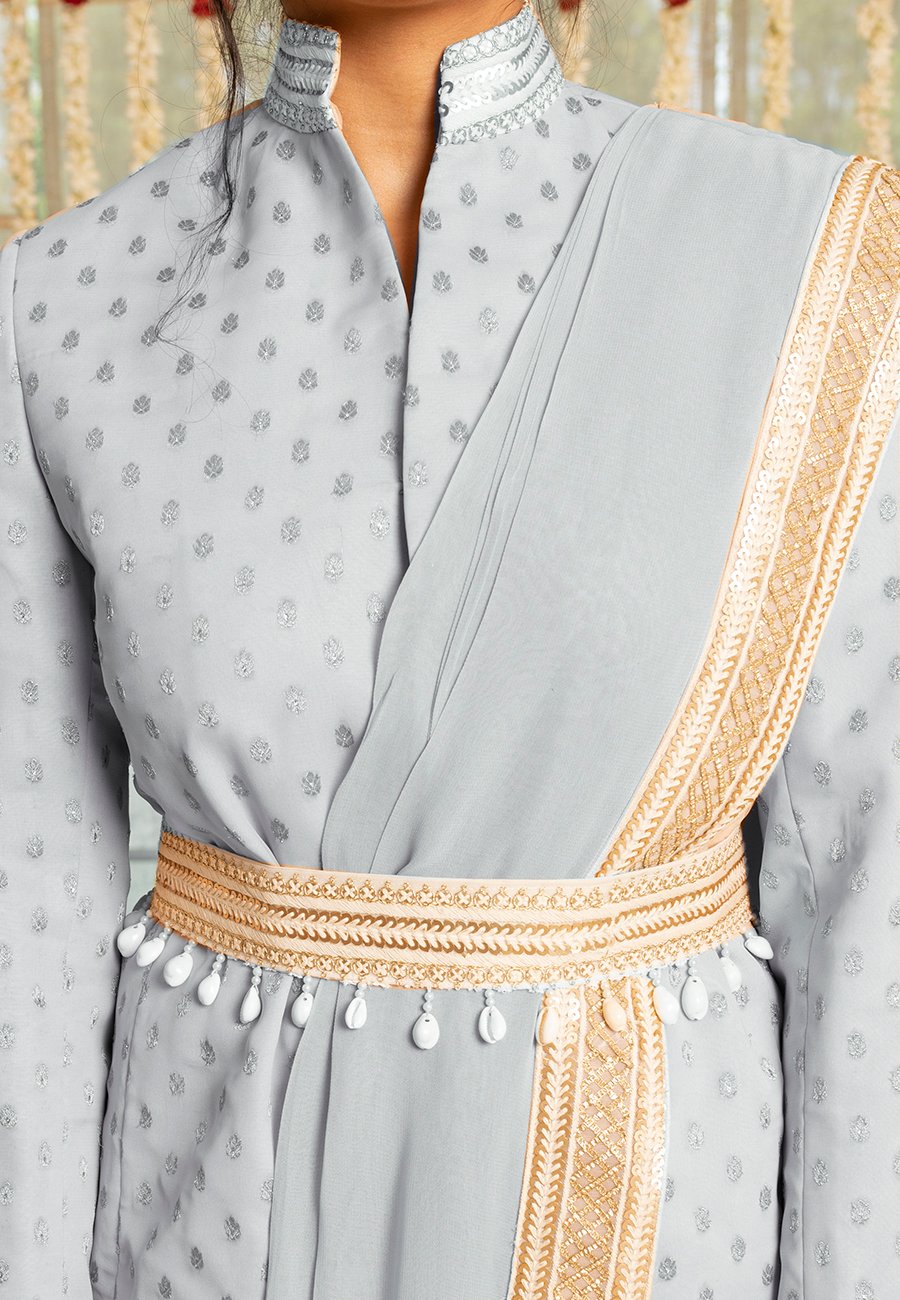 Kovet Banarsi Buti Blazer Set