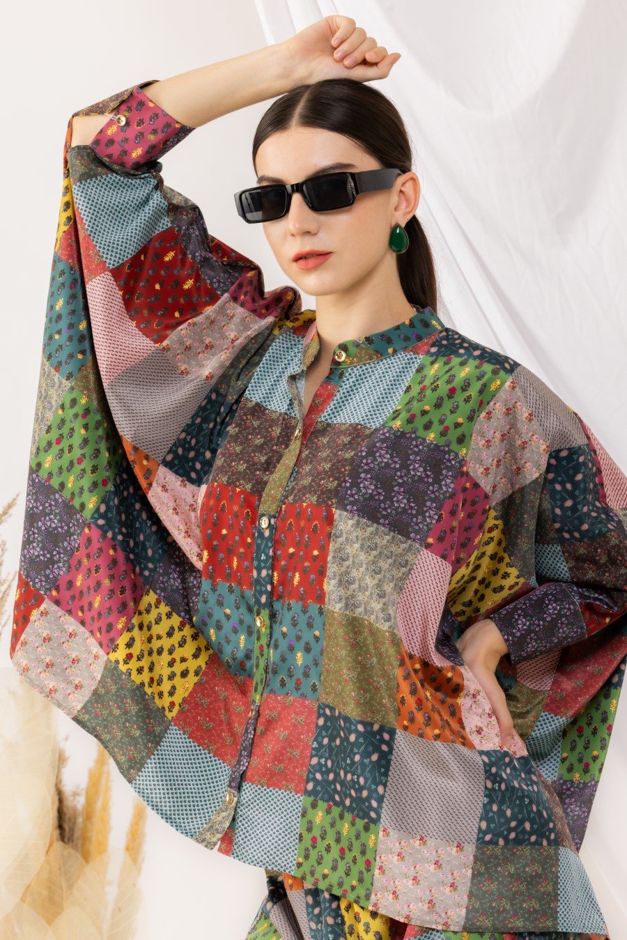 Bohemian Digital Printed Kaftaan Style Co-Ord Set