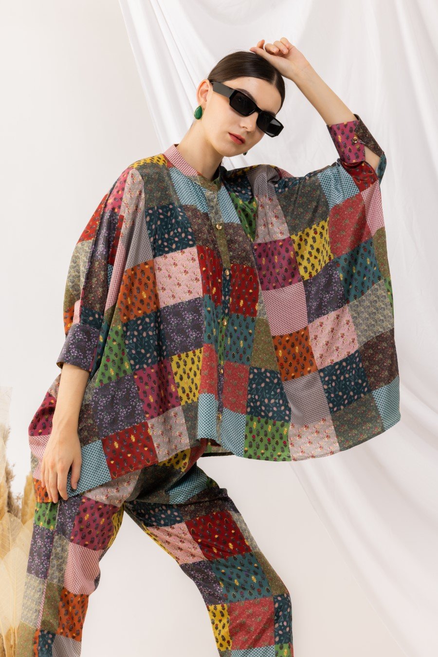 Bohemian Digital Printed Kaftaan Style Co-Ord Set