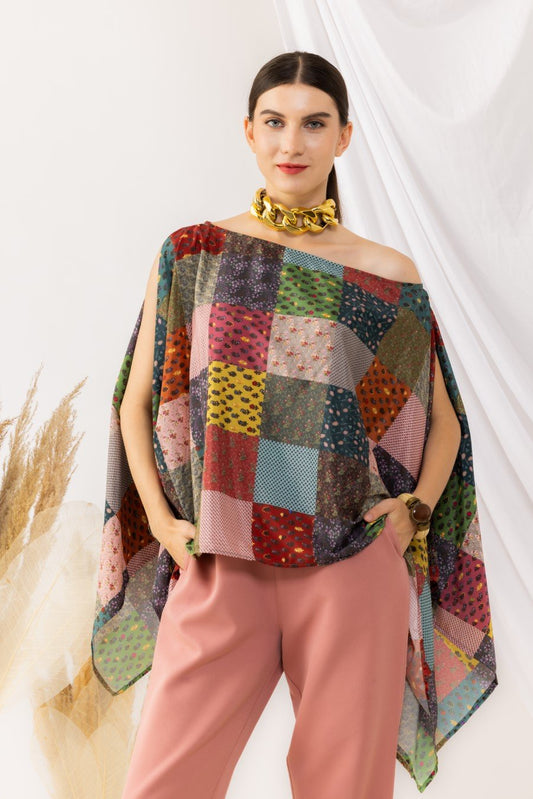 Bohemian Off - Shoulder Kaftaan Top