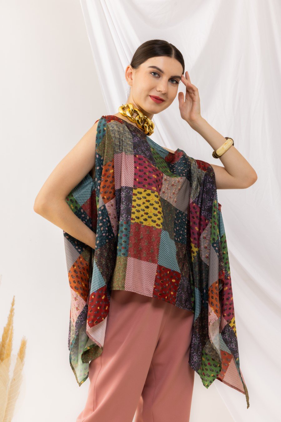 Bohemian Off - Shoulder Kaftaan Top