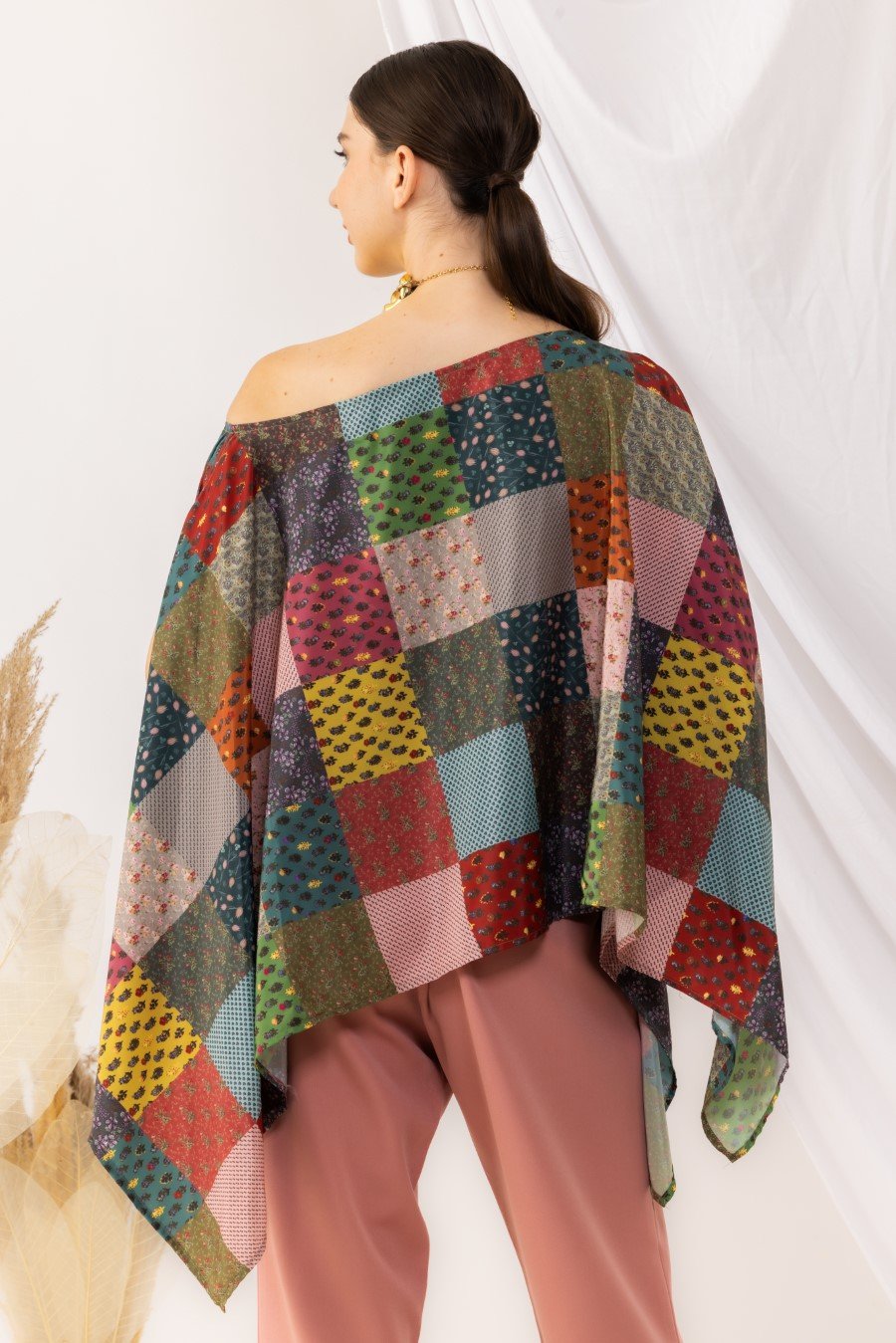 Bohemian Off - Shoulder Kaftaan Top