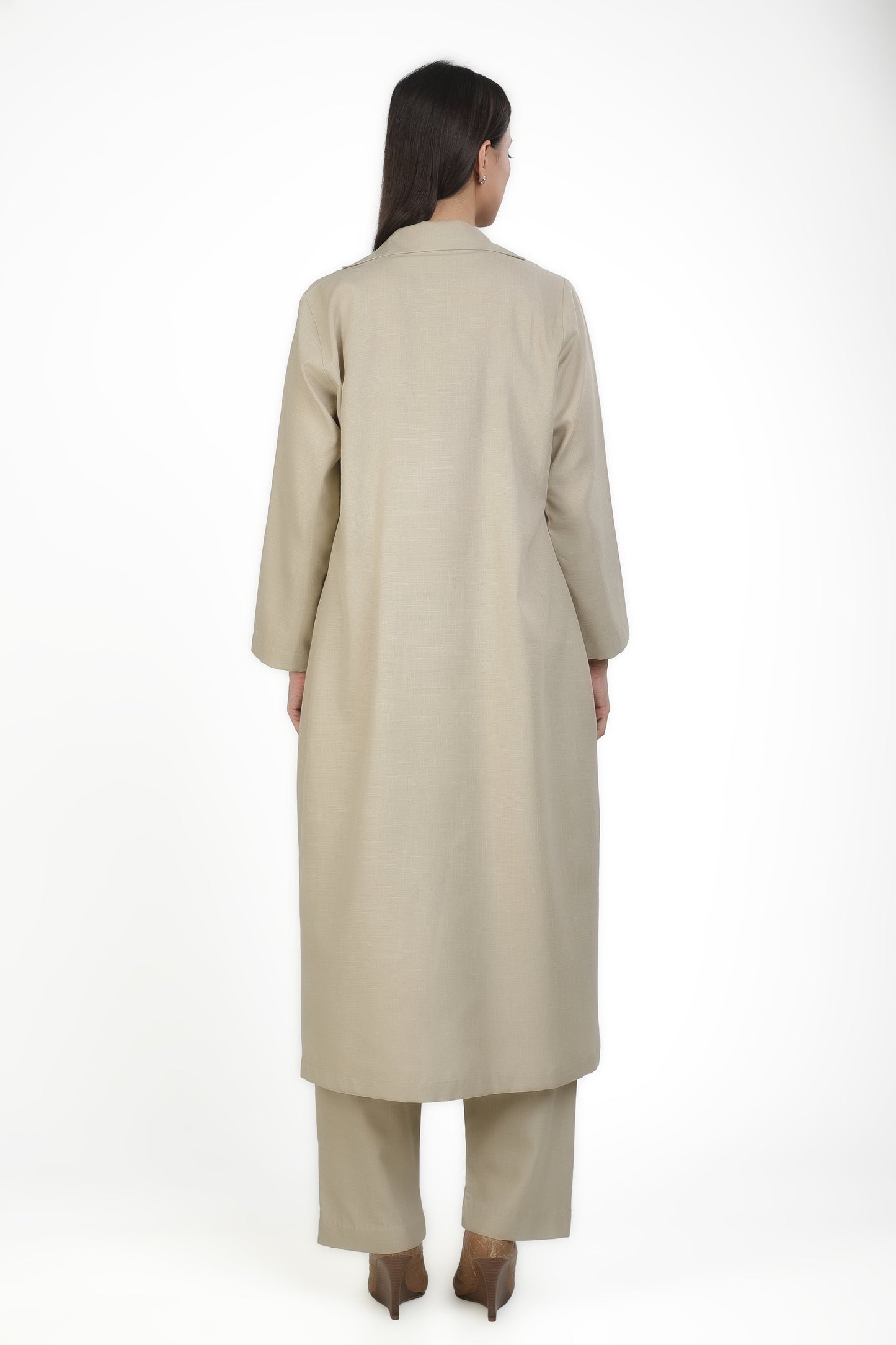 Cascade Cityscape Co-ord With Pastel Blue Spaghetti