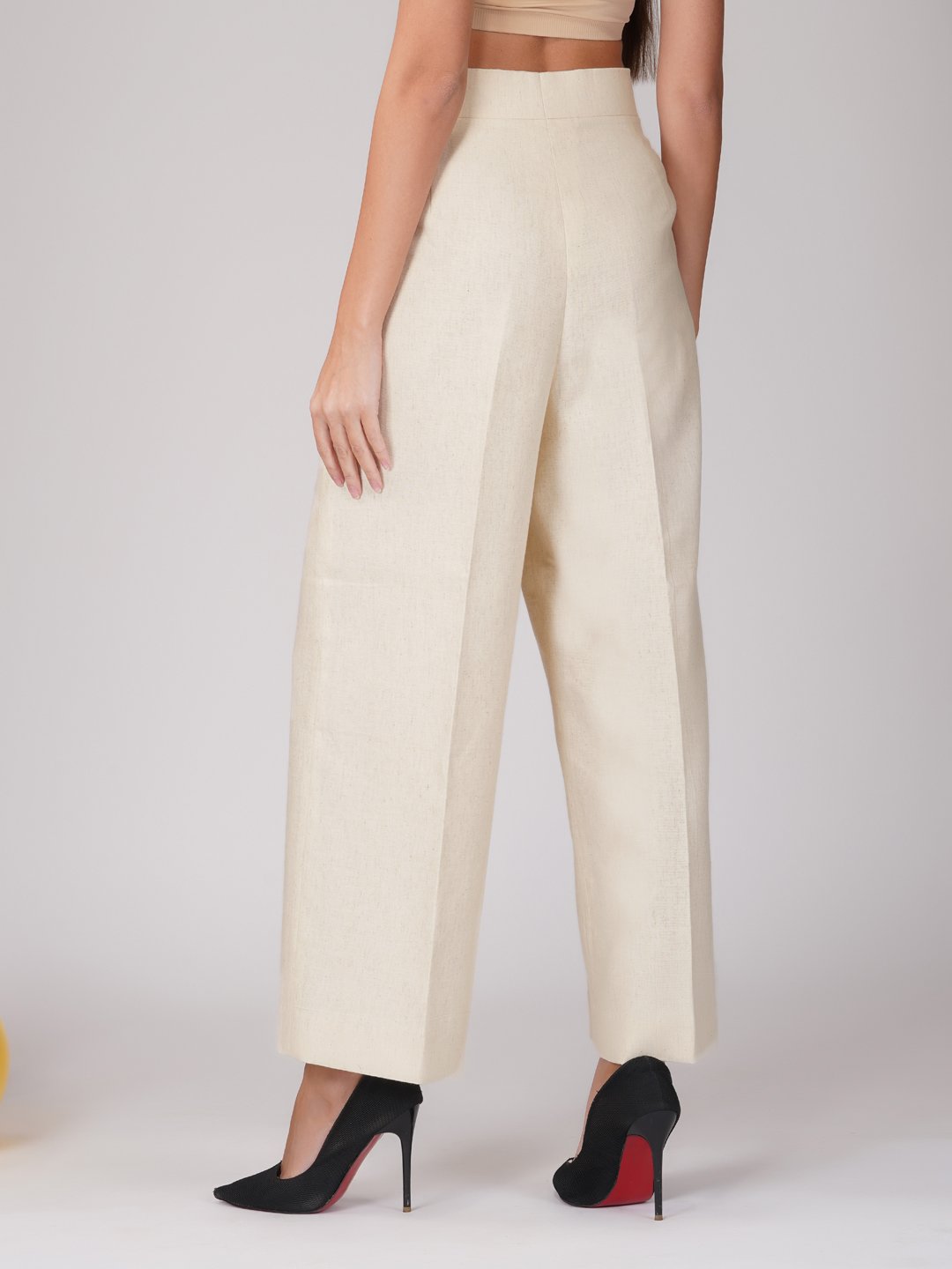 Vegan Cream Pants