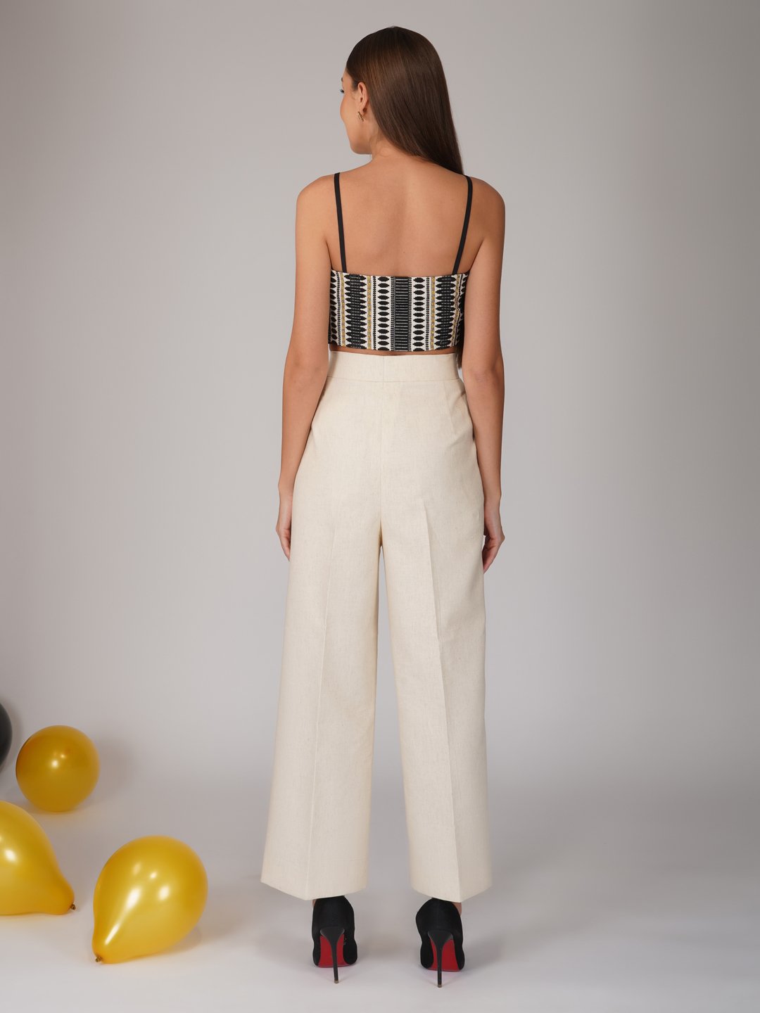 Monochrome Crop Top
