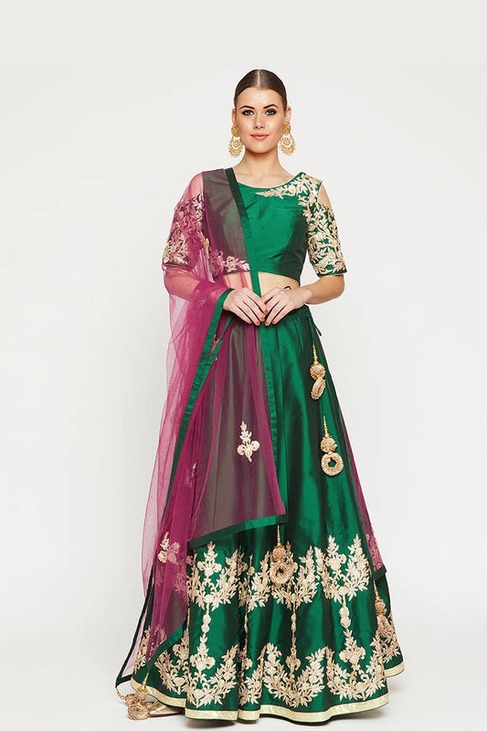Green Lehenga