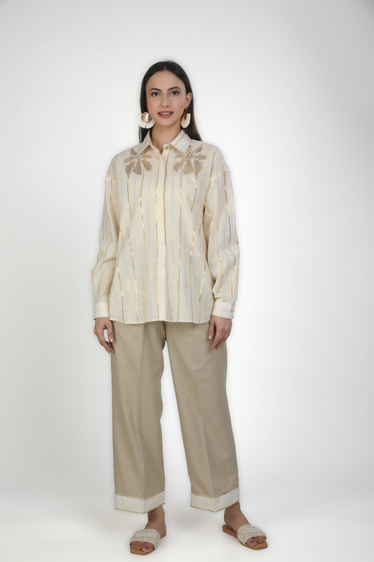 Glided Bloom Striped Set