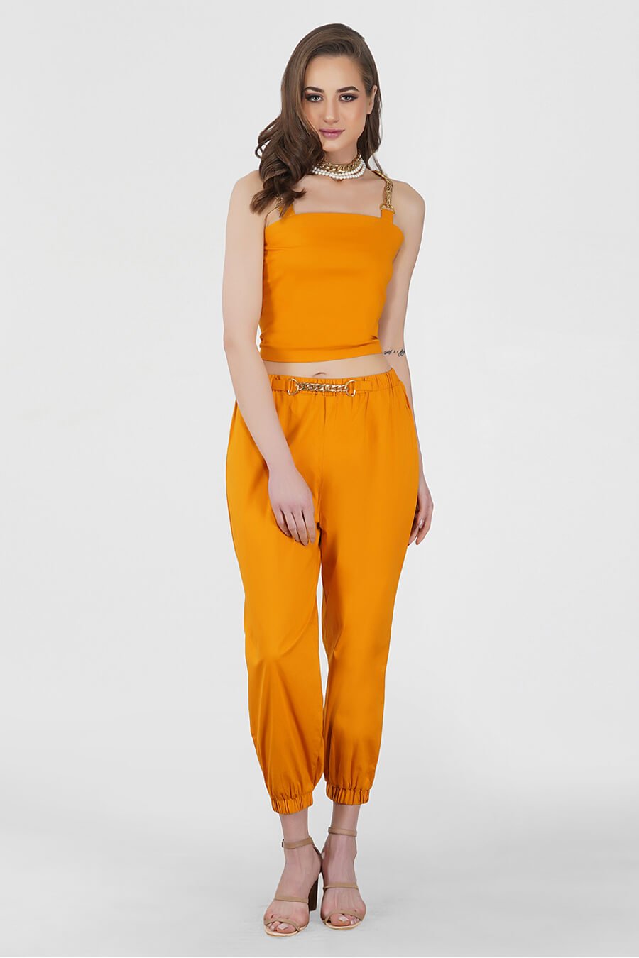 Gold Detailing Jogger Pants