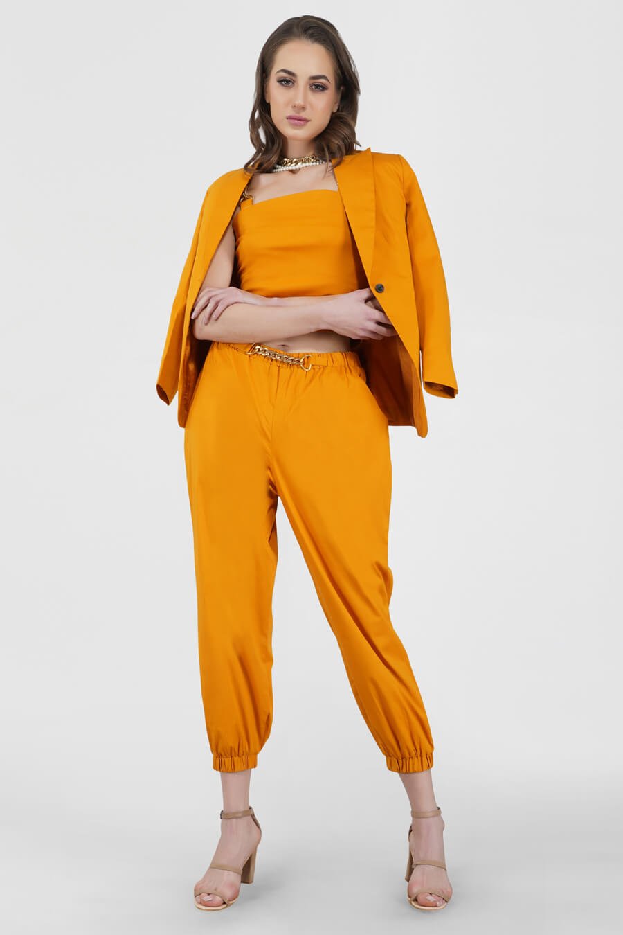 Gold Detailing Jogger Pants