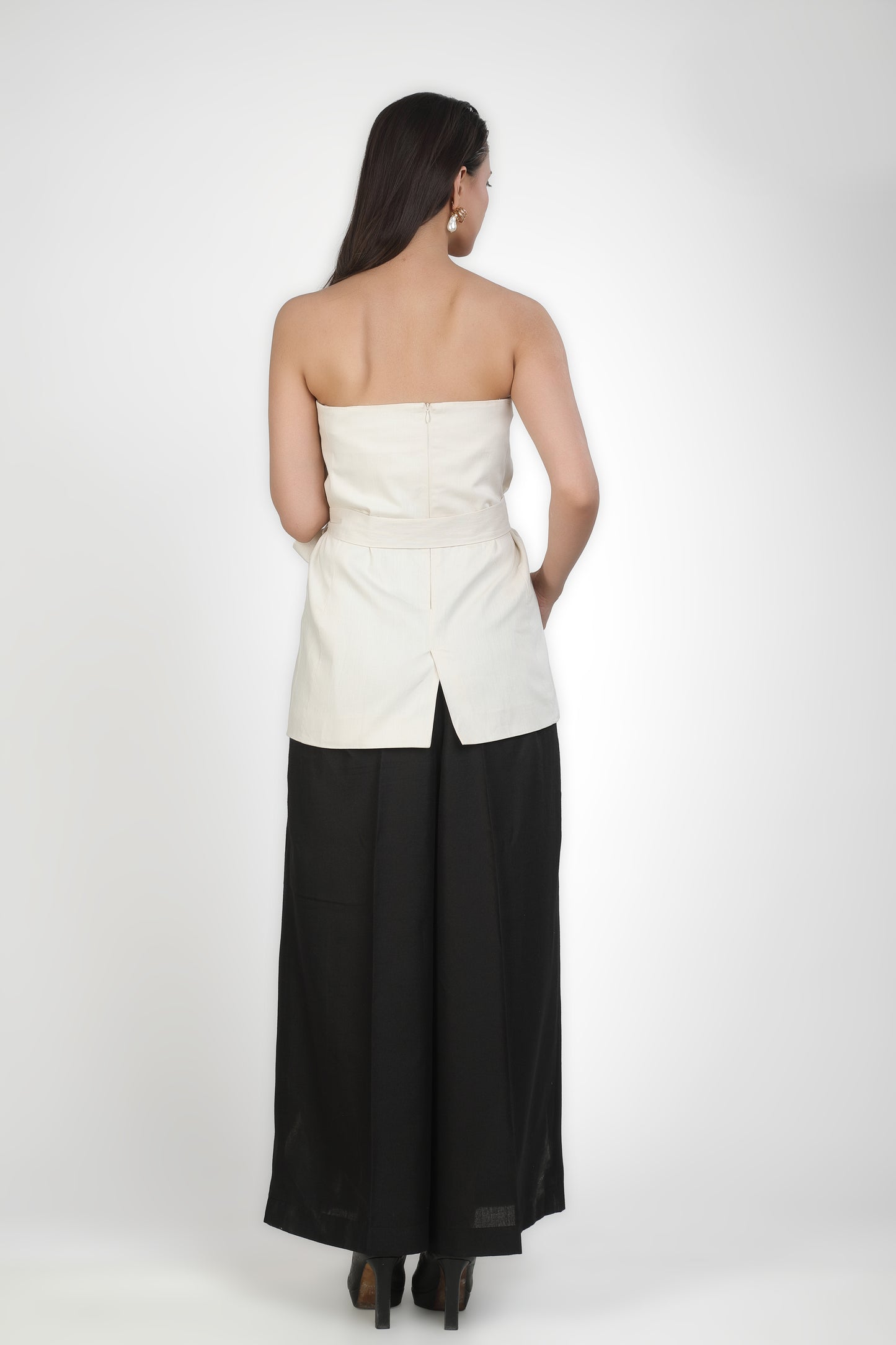 Ivory Tube Top Co-ord Set