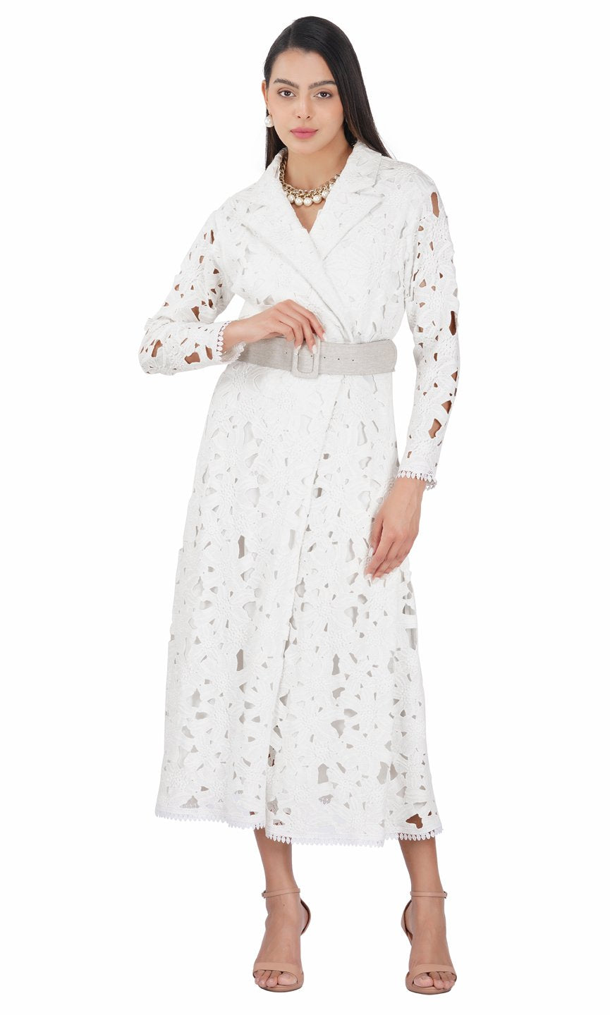 Lacey Daisy Trench Dress