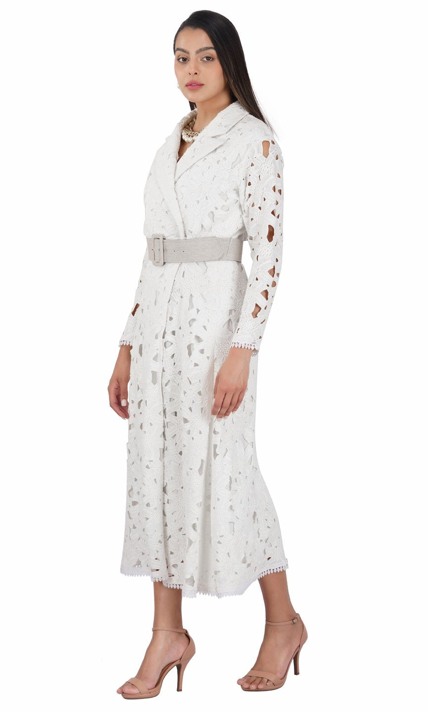 Lacey Daisy Trench Dress