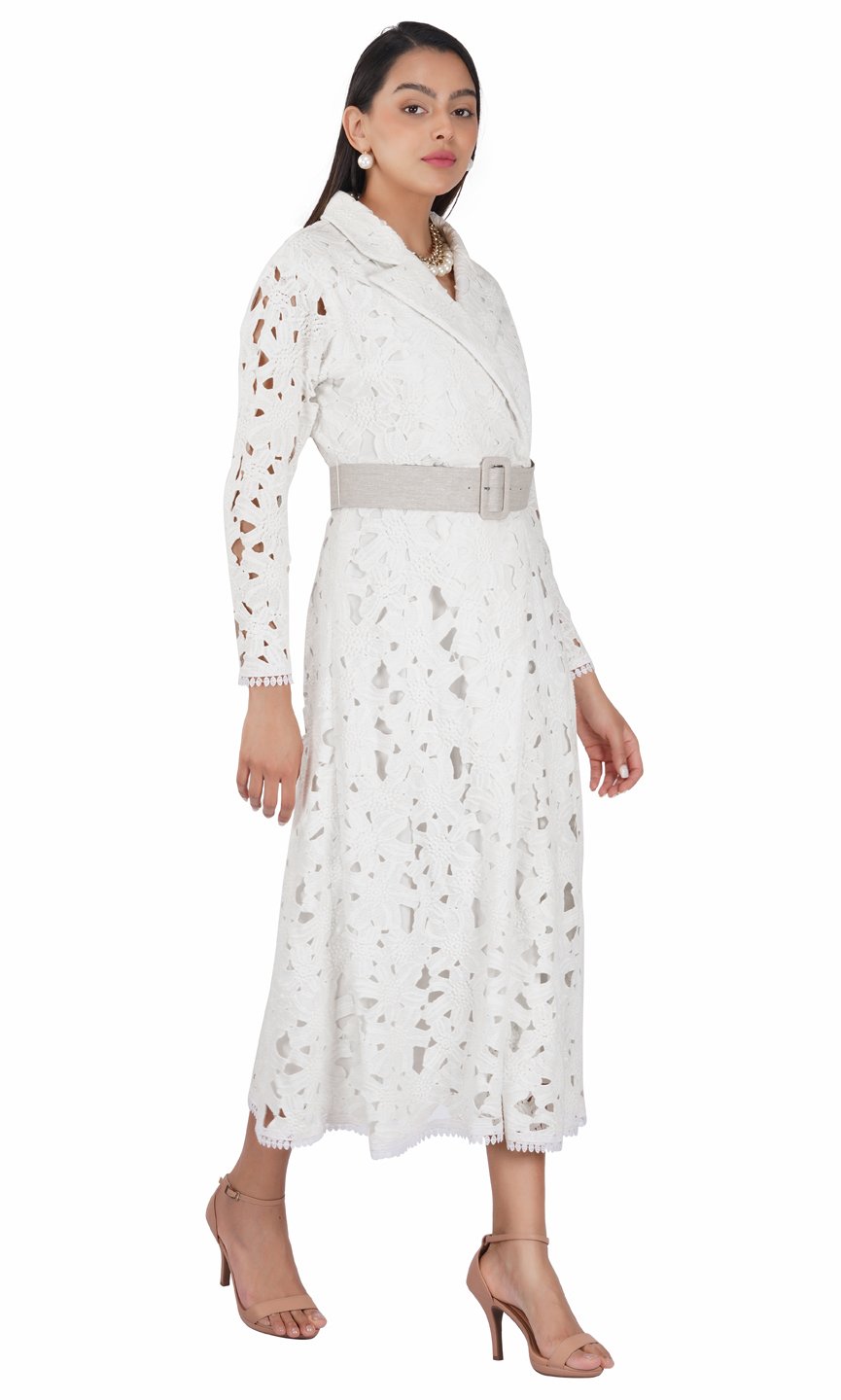 Lacey Daisy Trench Dress