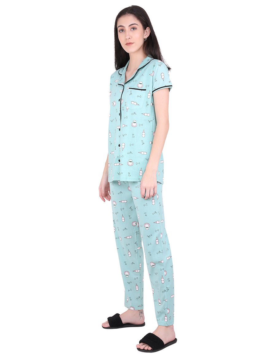 Ice-Cream Pajama Night Suit Set