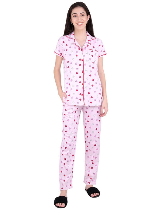 Strawberry Pajama Night Suit Set