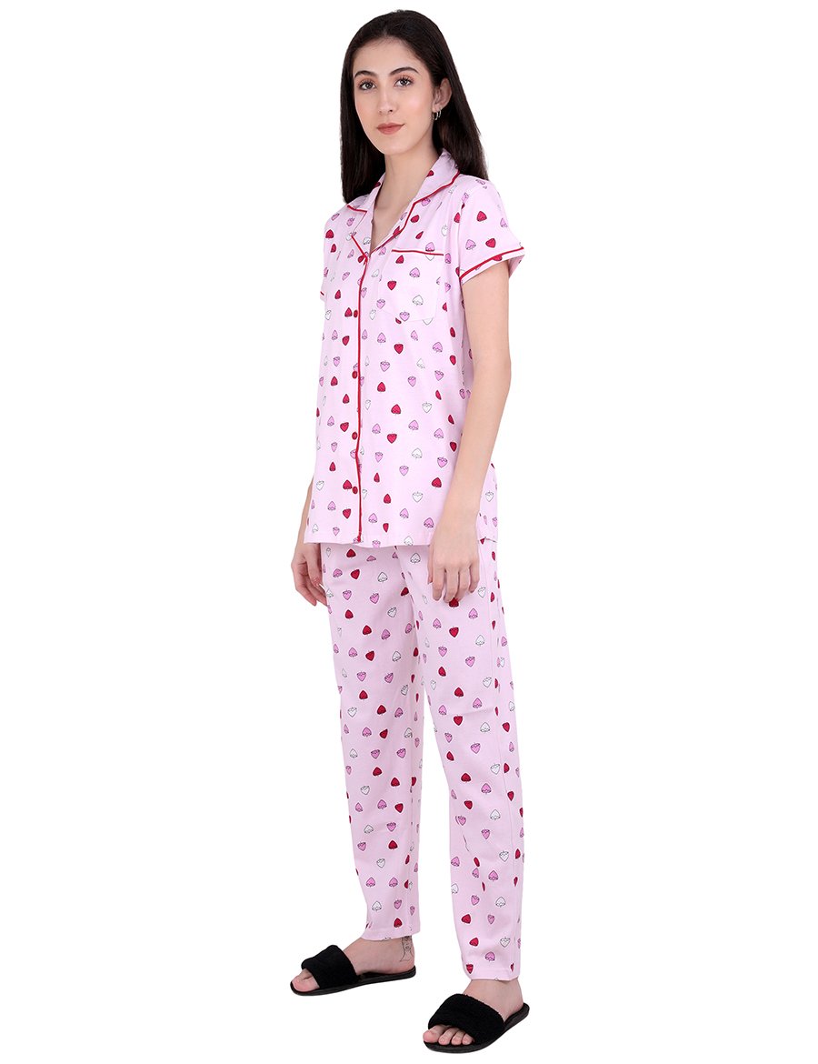 Strawberry Pajama Night Suit Set