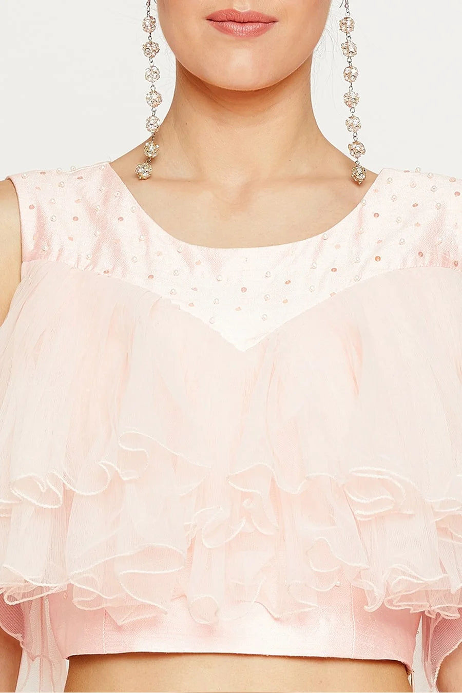 Peach Lehenga