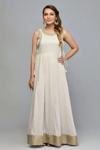 SAI 10 Halter Cut Anarkali Gown