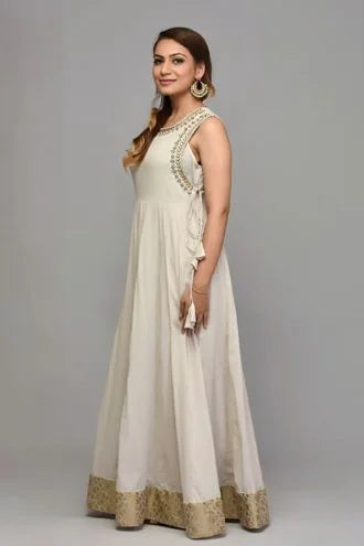 SAI 10 Halter Cut Anarkali Gown