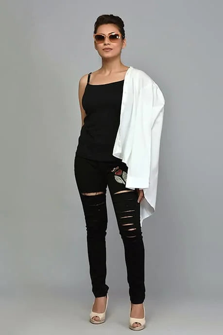 Torn Styling Denim