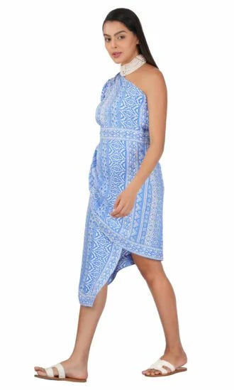 Thigh High Asymmetrical Dress