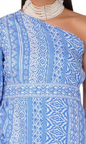 Thigh High Asymmetrical Dress