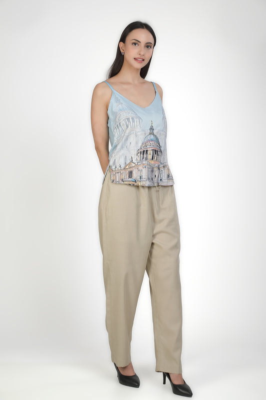 Pastel Blue Spaghetti