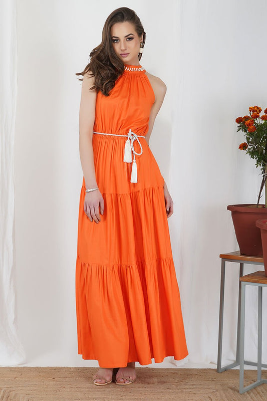 Pearl Band Layered Dress