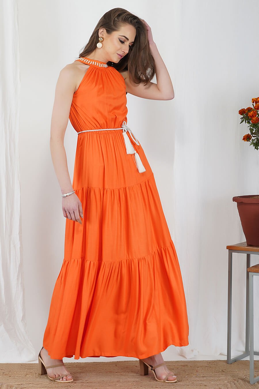 Pearl Band Layered Dress