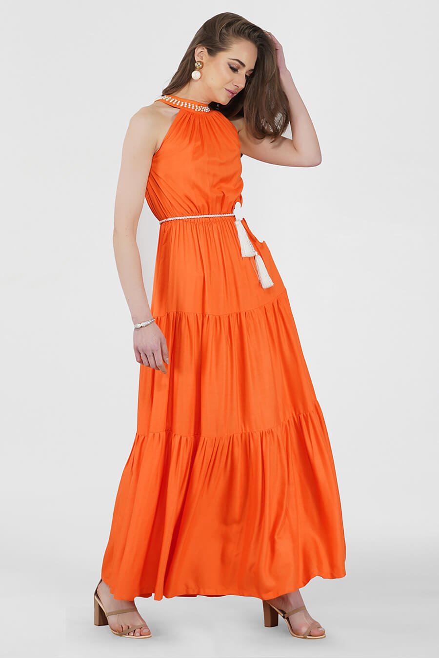 Pearl Band Layered Dress