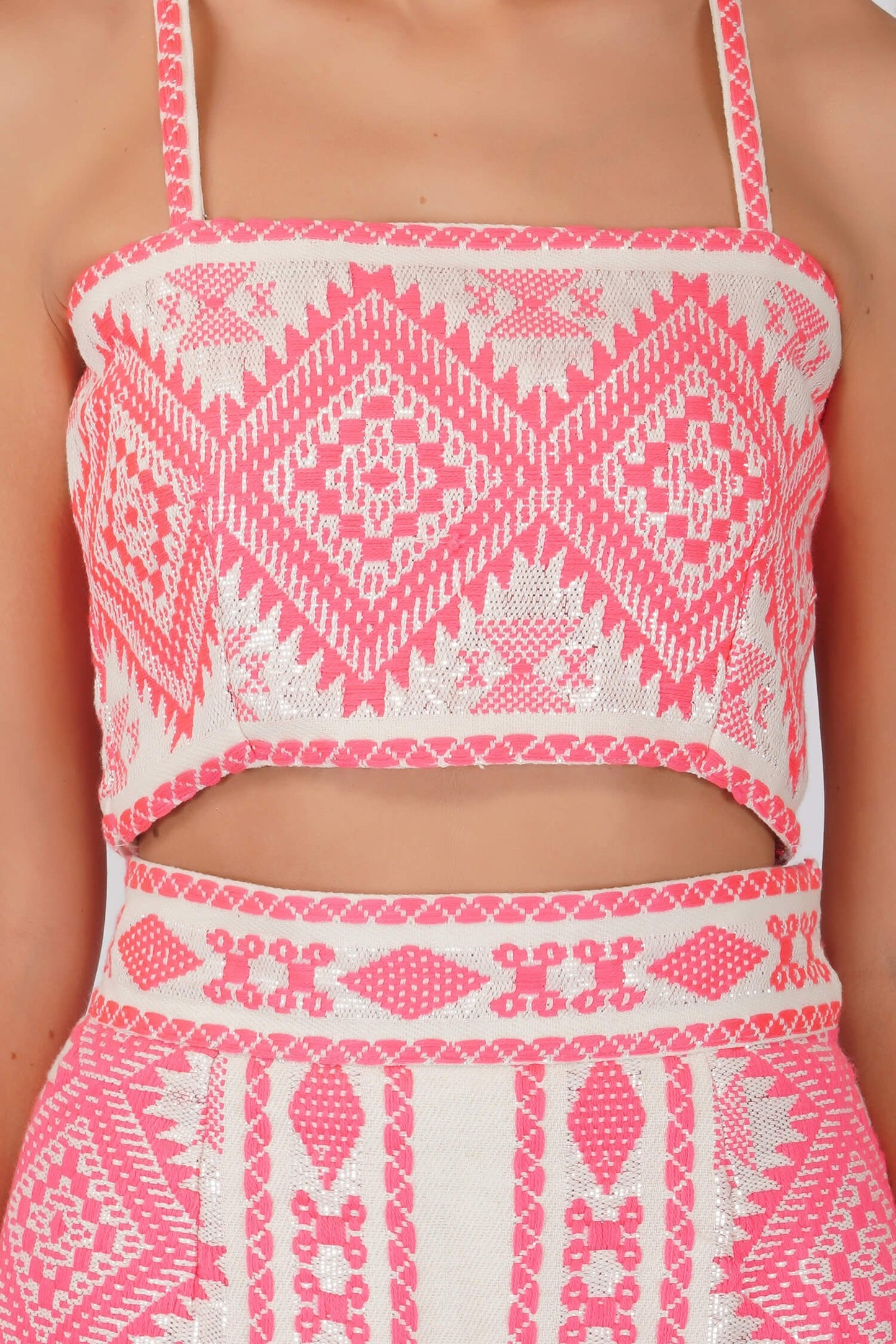 Pink Neon Crop Top