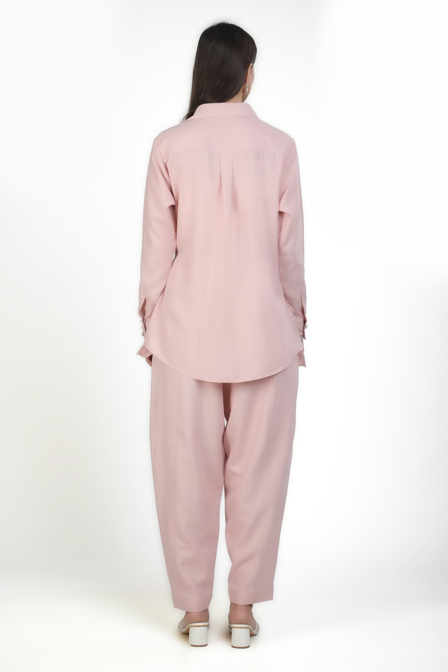 Powder Pink Tie-Waist Set